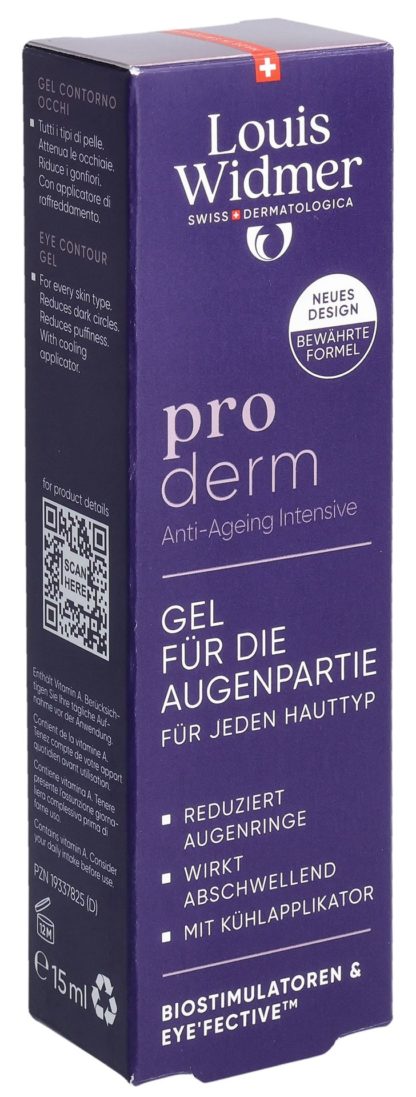 WIDMER Proderm Gel Augenpartie parf 15 ml – Bild 3