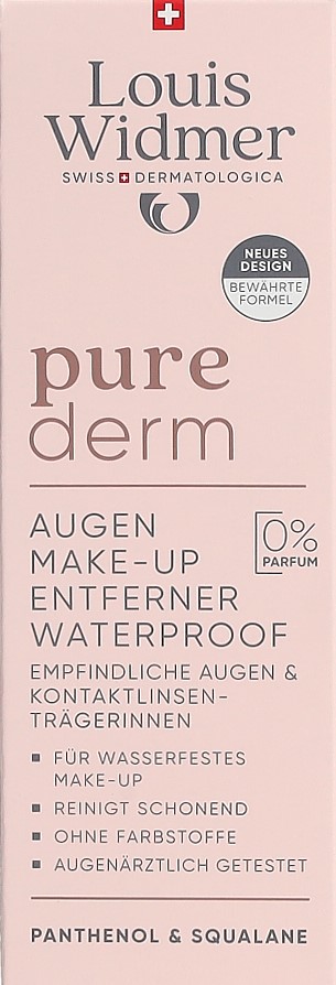 WIDMER Purederm Augen Make-up Entf Waterpr 100 ml