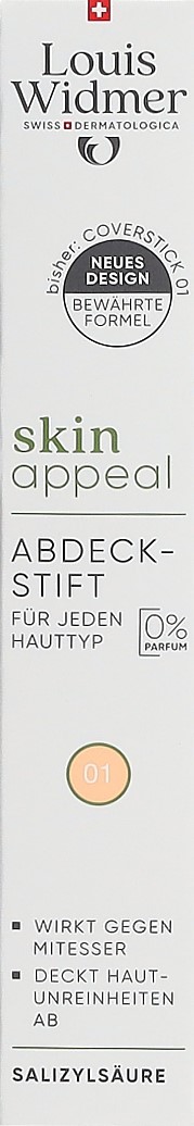 WIDMER Skin Appeal Abdeckstift 01 0.25 g