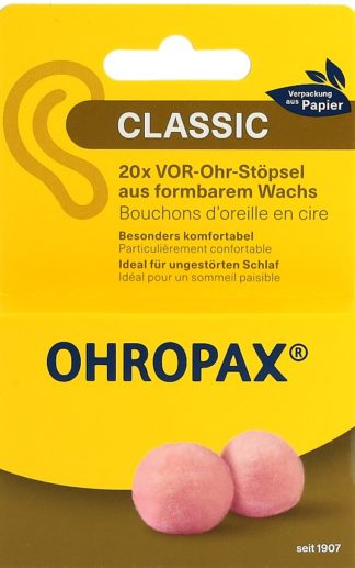 OHROPAX Ohrstöpsel Classic 20 Stk