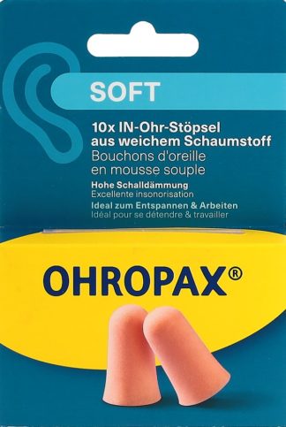 OHROPAX Ohrstöpsel Soft 10 Stk