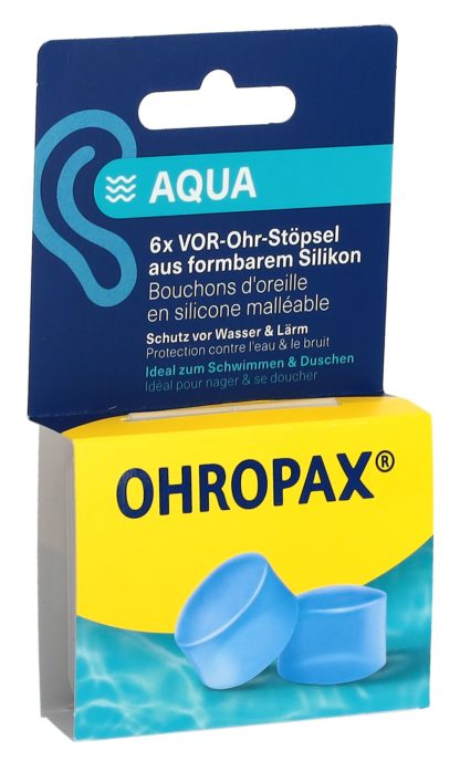 OHROPAX Ohrstöpsel Silicon Aqua 6 Stk – Bild 2