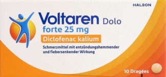 VOLTAREN DOLO forte Drag 25 mg 10 Stk