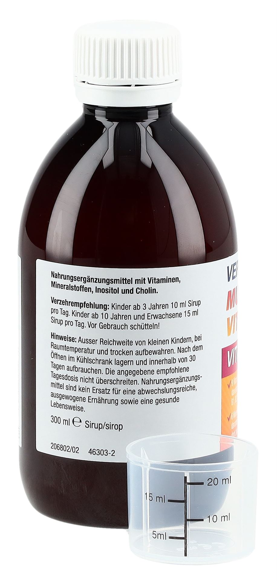VERACTIV Multivitamin Sirup Fl 300 ml – Bild 6