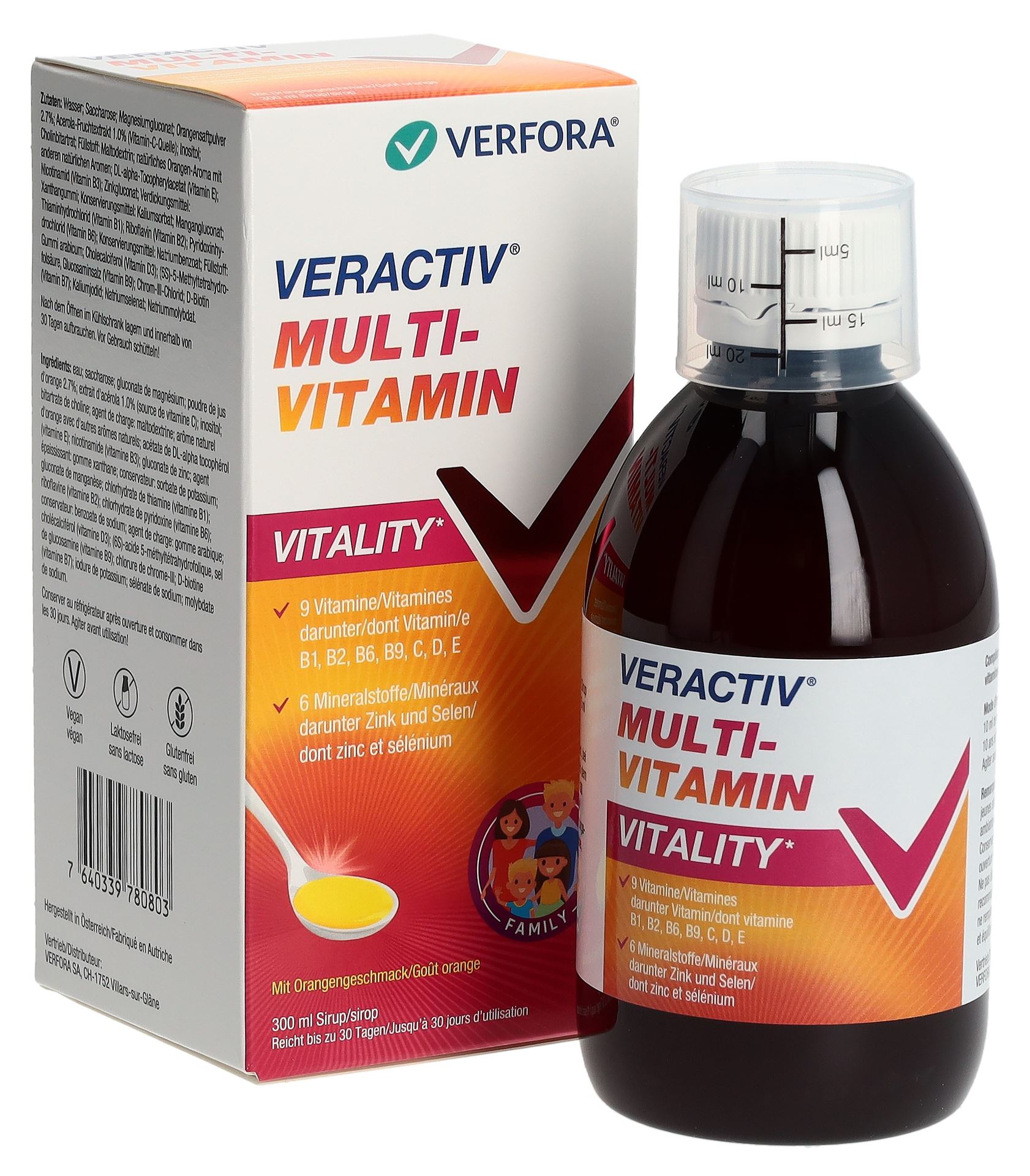 VERACTIV Multivitamin Sirup Fl 300 ml – Bild 4