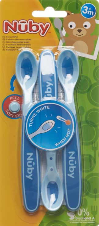 NUBY Breilöffel wärmesensitiv Soft Flex 3 Stk