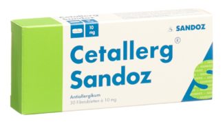 CETALLERG Sandoz Filmtabl 10 mg 30 Stk