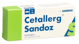 CETALLERG Sandoz Filmtabl 10 mg 50 Stk