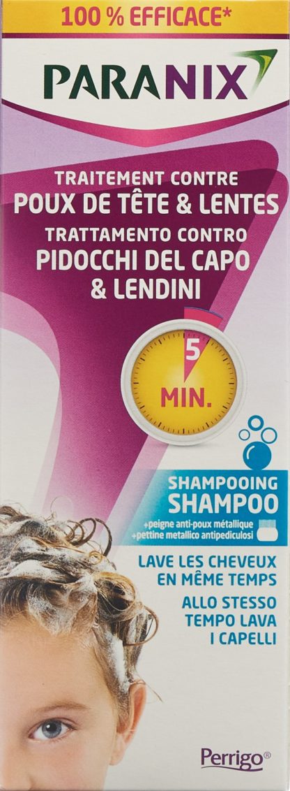 PARANIX Shampoo 5 Minuten 200 ml + Kamm – Bild 2