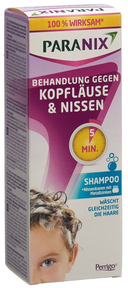 PARANIX Shampoo 5 Minuten 200 ml + Kamm – Bild 3