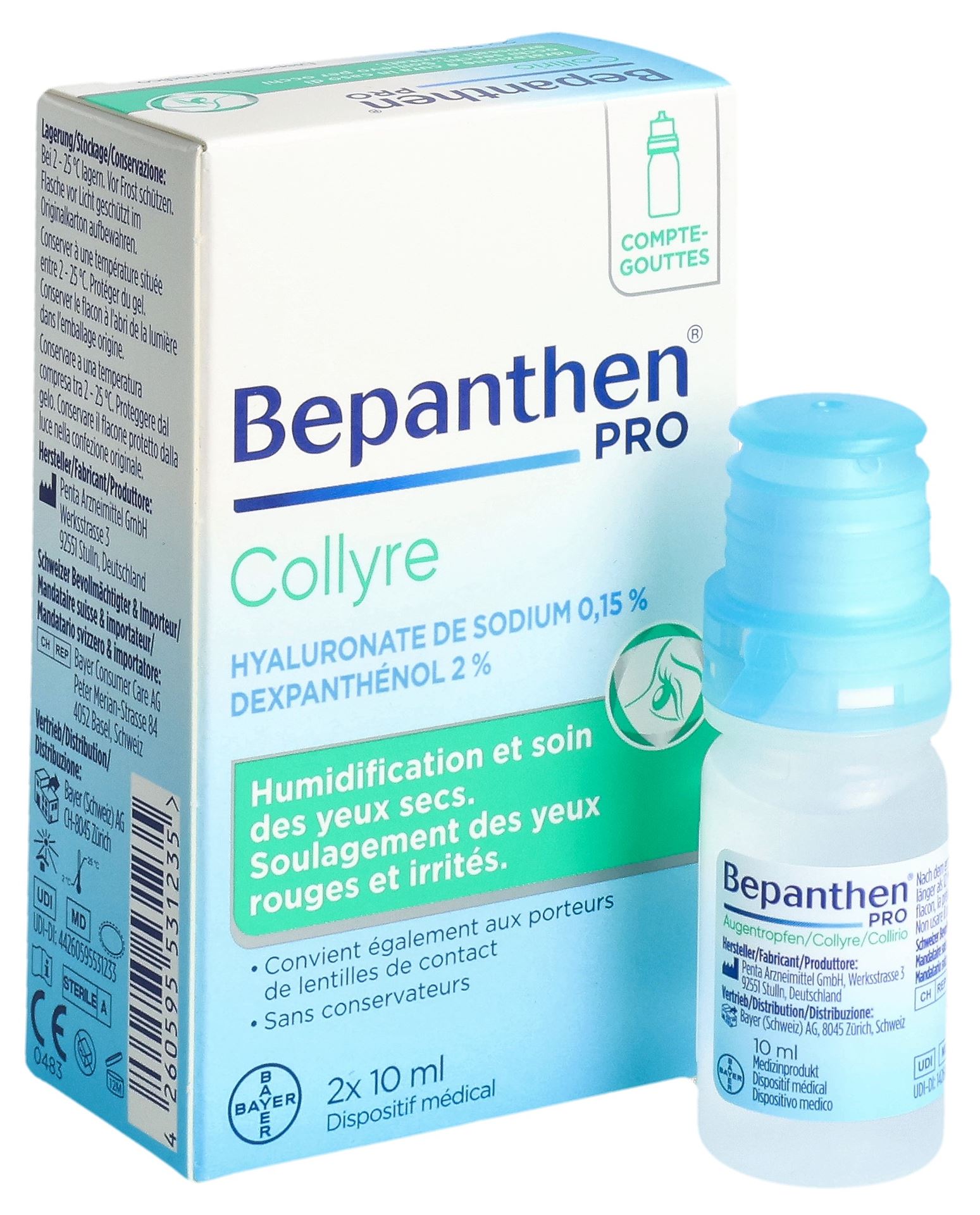 BEPANTHEN PRO Augentropfen (n) 2 Fl 10 ml – Bild 6