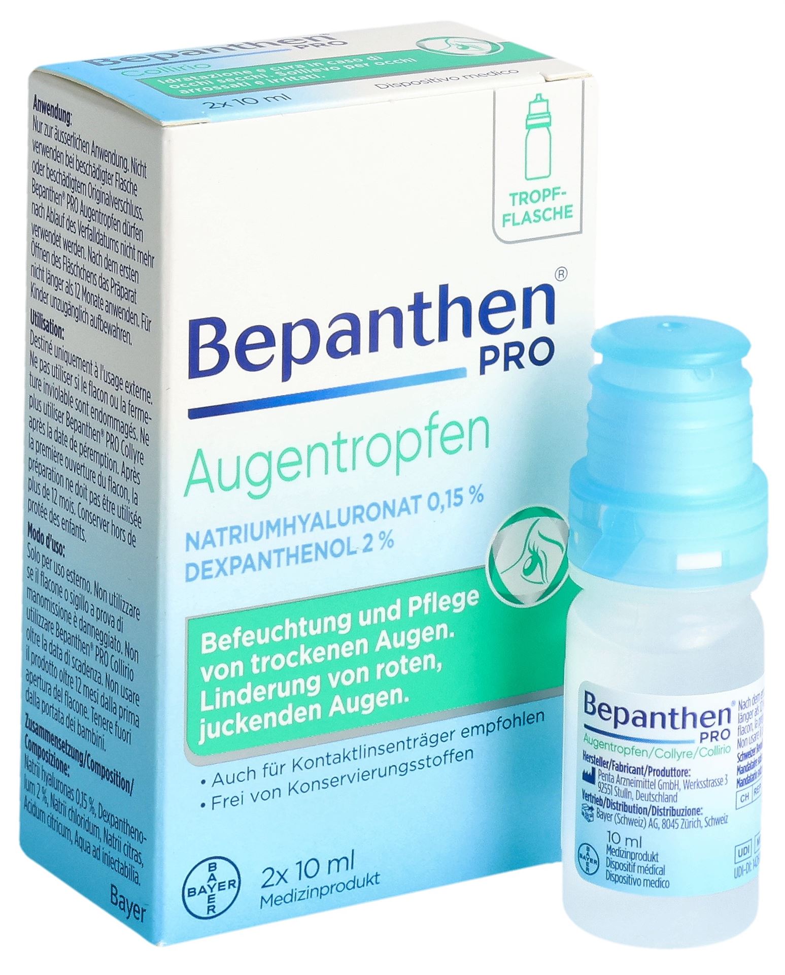BEPANTHEN PRO Augentropfen (n) 2 Fl 10 ml – Bild 5