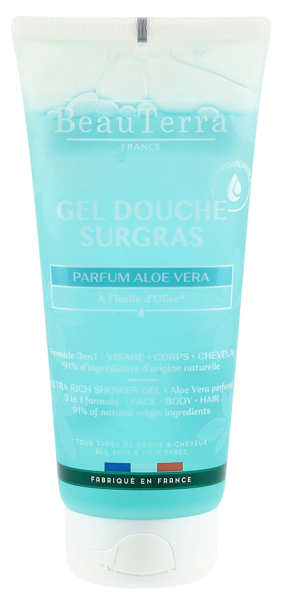 BEAUTERRA Duschgel reichhaltig Aloe Vera 200 ml – Bild 2