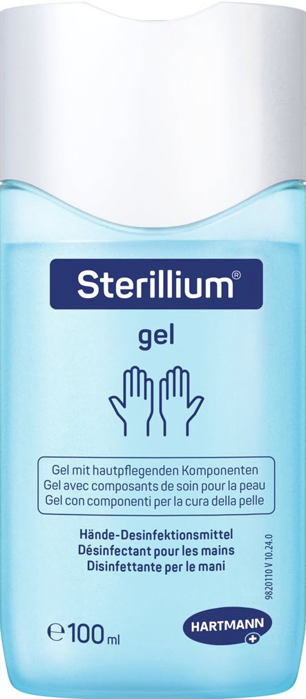 STERILLIUM Gel Händedesinfekt (n) Fl 100 ml