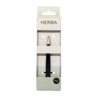 HERBA Pinzette schräg Inox schwarz Logo