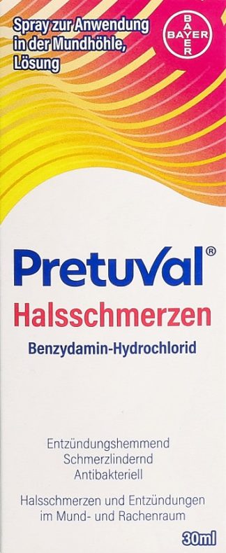 PRETUVAL Halsschmerzen Spray 30 ml