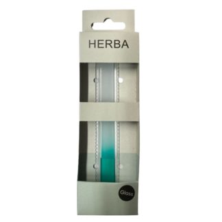 HERBA Glasnagelfeile 14cm im Etui grün