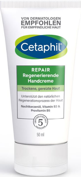 CETAPHIL REPAIR regenerierende Handcreme Tb 50 ml