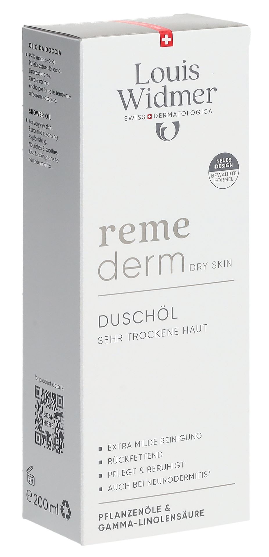 WIDMER Remederm Duschöl parf (n) 200 ml – Bild 3