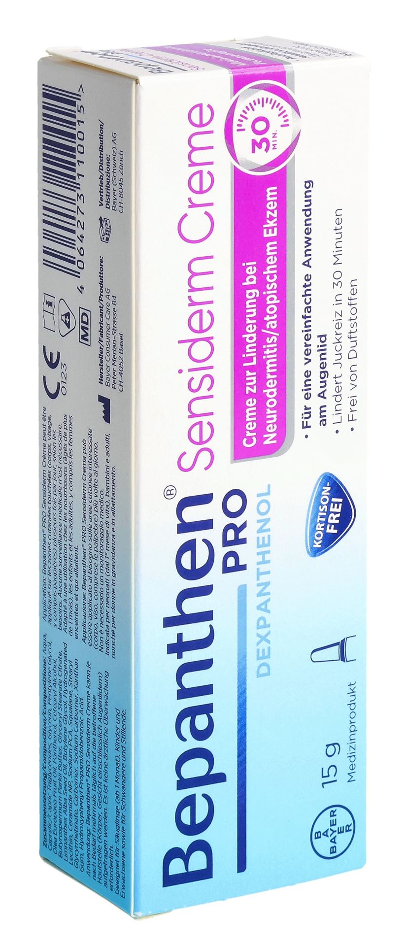 BEPANTHEN PRO Sensiderm Creme Tb 15 g – Bild 3
