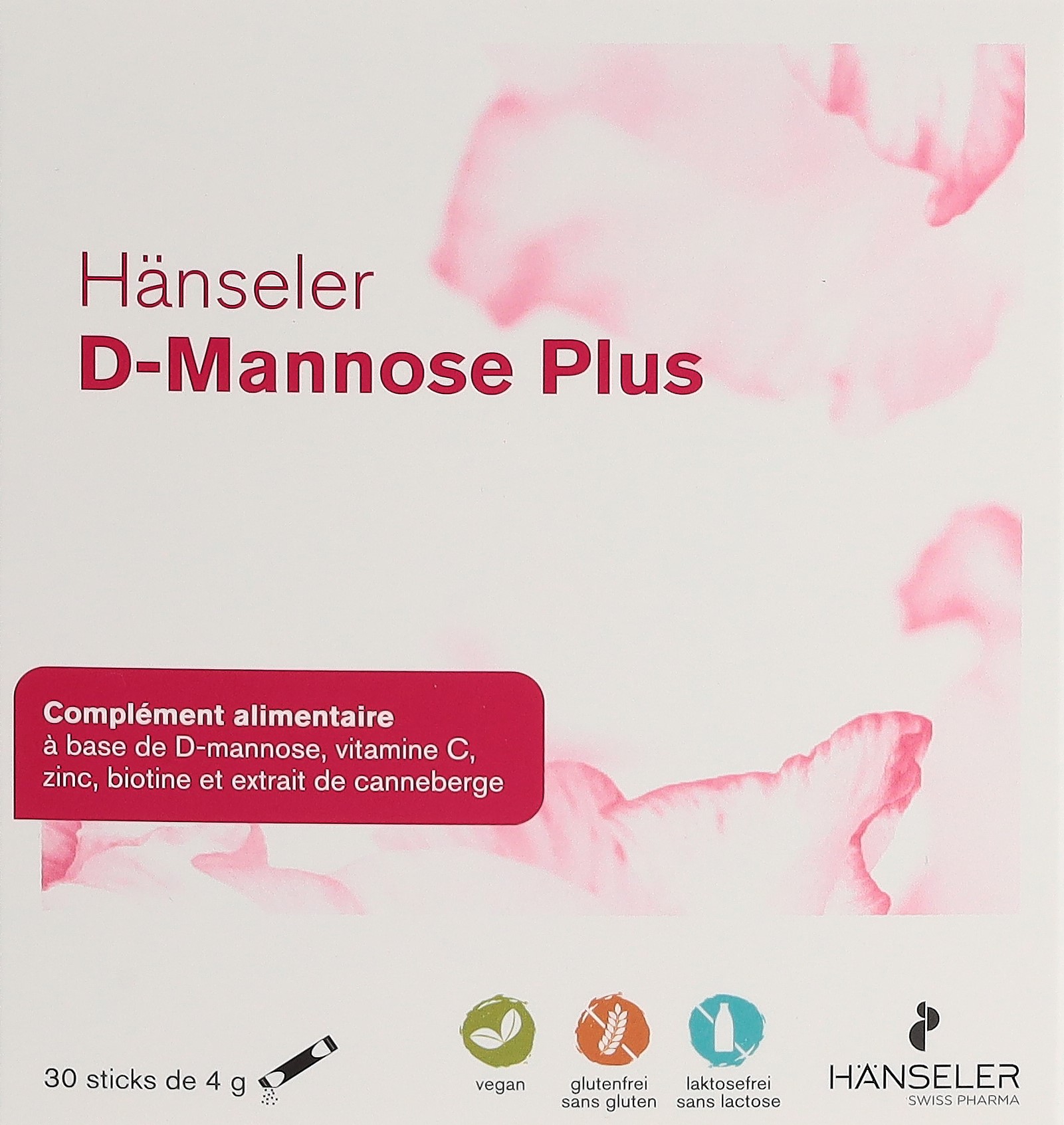 HÄNSELER D-Mannose Plus 30 Stick 4 g – Bild 2