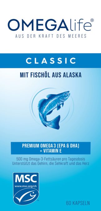 OMEGA-LIFE Classic Kaps 500 mg Ds 60 Stk