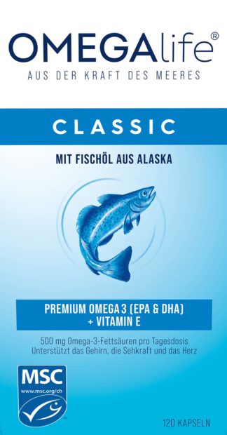 OMEGA-LIFE Classic Kaps 500 mg Ds 120 Stk
