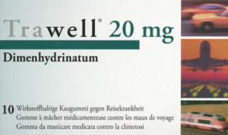 TRAWELL Kaugummi Dragées 20 mg 10 Stk
