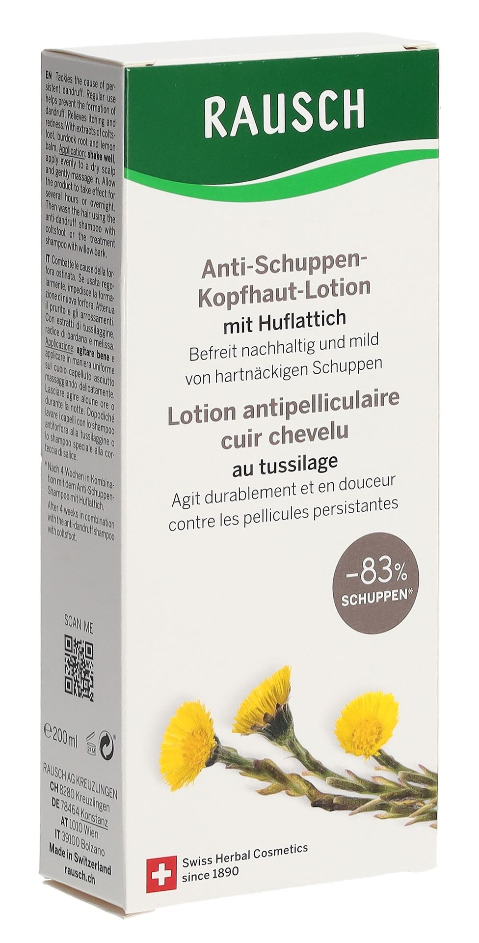 RAUSCH Anti-Schuppen-Kopfhaut-Lot Huflatt 200 ml – Bild 2