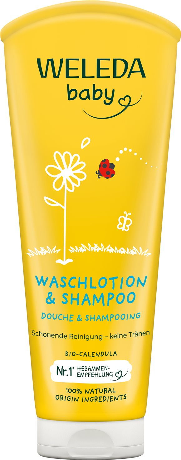 WELEDA BABY Waschlot&Shampoo Calendula (n) 200 ml – Bild 2