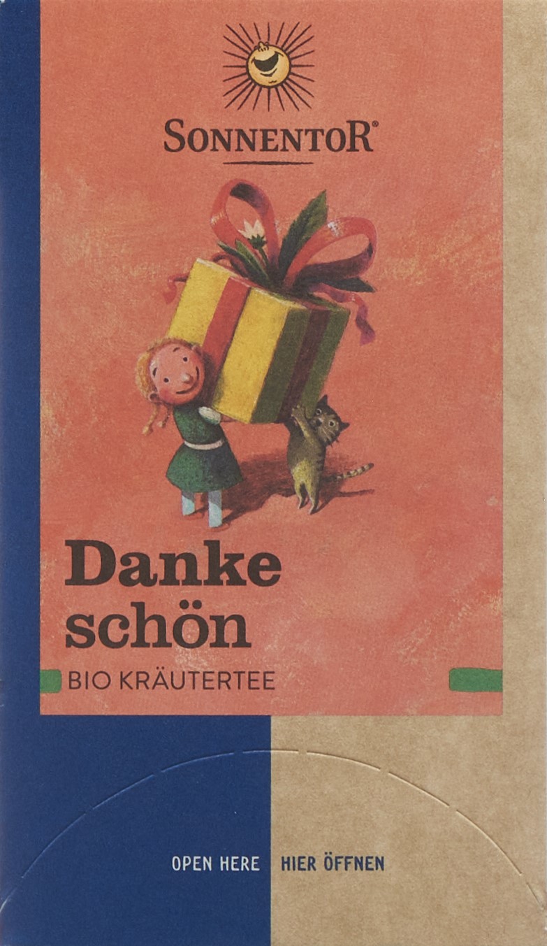 SONNENTOR Dankeschön Tee BIO 18 Btl 1.5 g