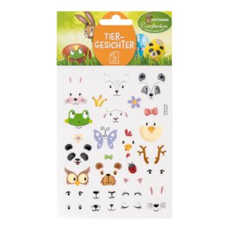 HEITMANN Oster-Sticker Tiergesichter