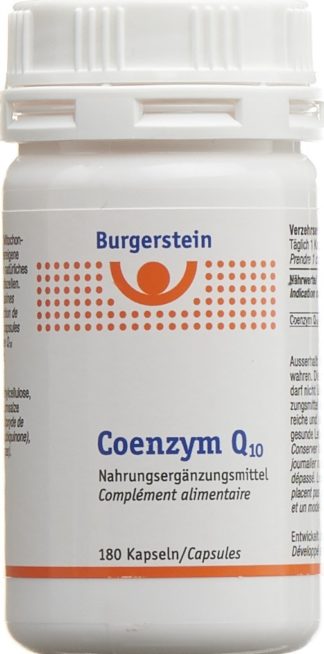 BURGERSTEIN Coenzym Q10 Kaps 30 mg 180 Stk