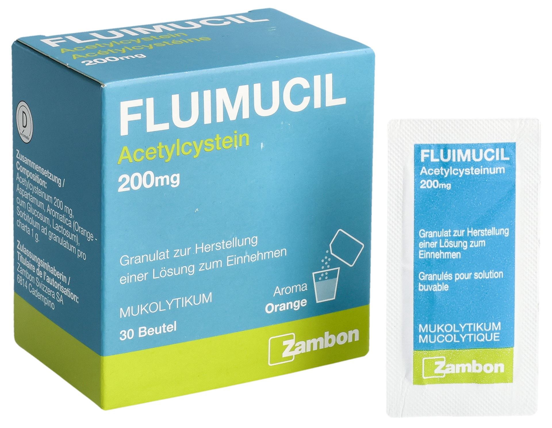 FLUIMUCIL Gran 200 mg Erw Btl 30 Stk – Bild 5
