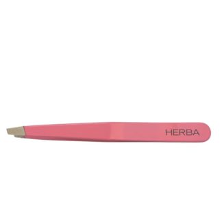 HERBA Pinzette schräg Inox rosa glossy