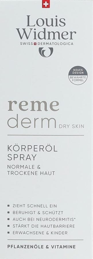 WIDMER Remederm Körperöl Spray parf 150 ml