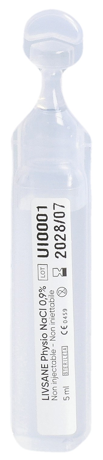 LIVSANE Physio NaCl 0.9 % steril 40 Amp 5 ml – Bild 3