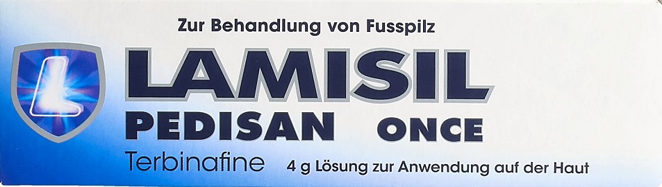 LAMISIL PEDISAN Once Lös 1 % Tb 4 g