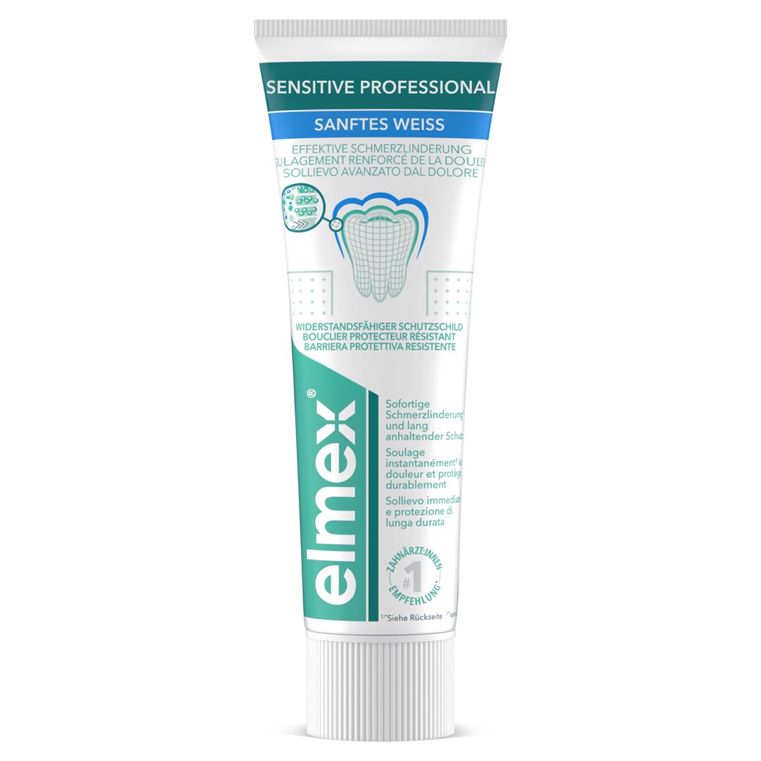 ELMEX SENSITIVE PROF SANFTES WEISS Zahnpasta 75 ml – Bild 3