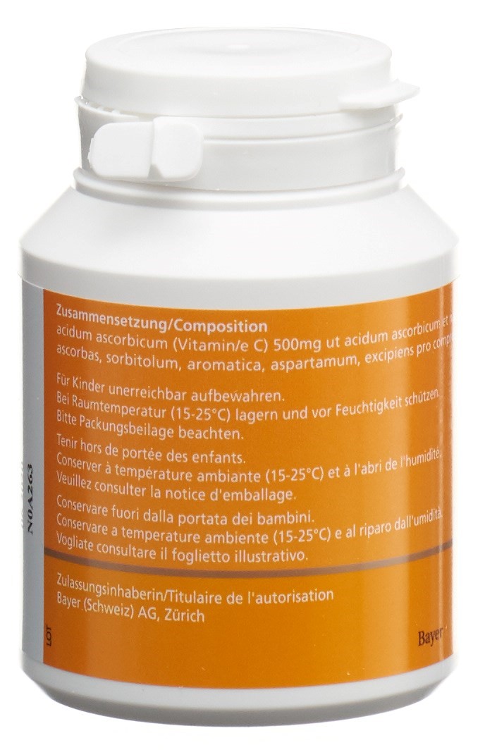 REDOXON Kautabl 500 mg Orange zuckerfrei 60 Stk – Bild 8
