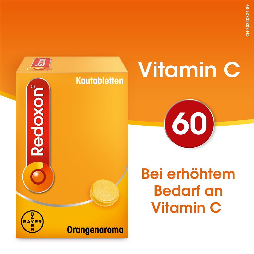 REDOXON Kautabl 500 mg Orange zuckerfrei 60 Stk – Bild 9