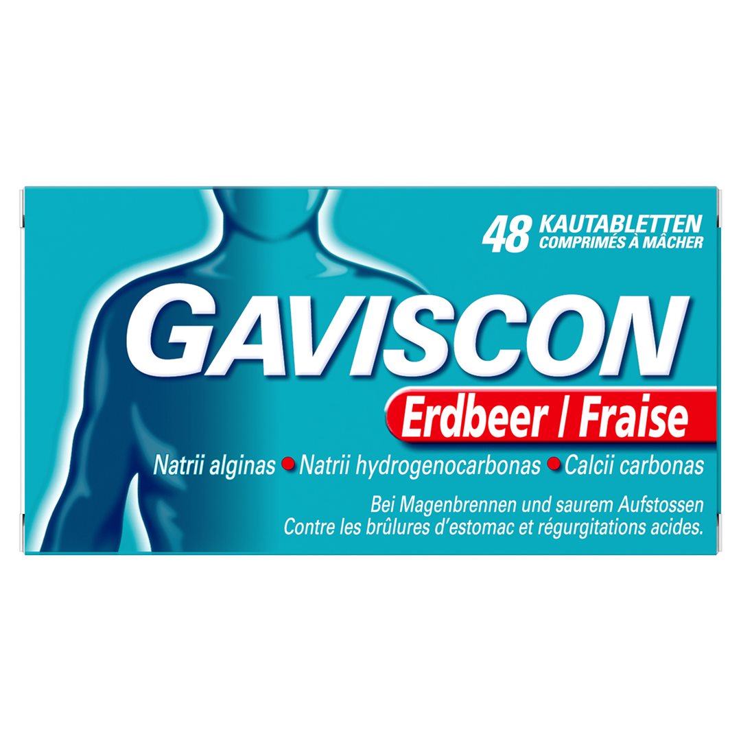 GAVISCON Kautabl Erdbeer 48 Stk – Bild 2