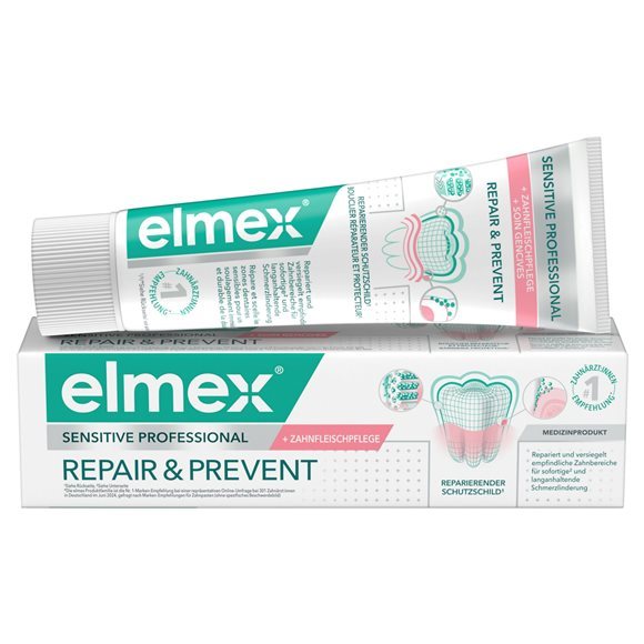 ELMEX SENSITIVE PROF REP&PREV Zahnpasta Tb 75 ml – Bild 3