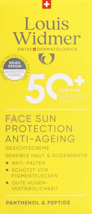 WIDMER Face Sun Prot Anti-Ag LSF50+ parf 50 ml