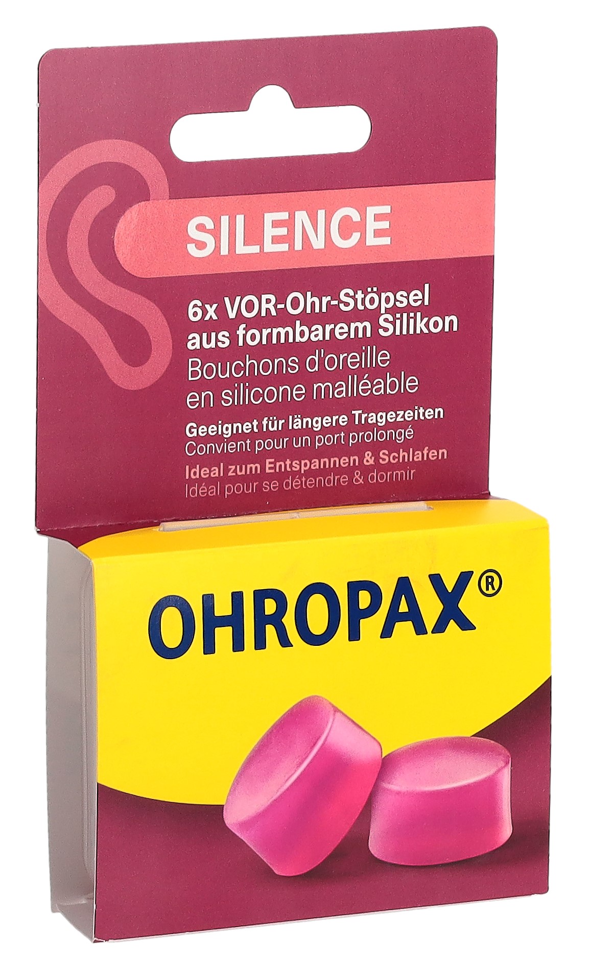 OHROPAX Ohrstöpsel Silicon Silence 6 Stk – Bild 2