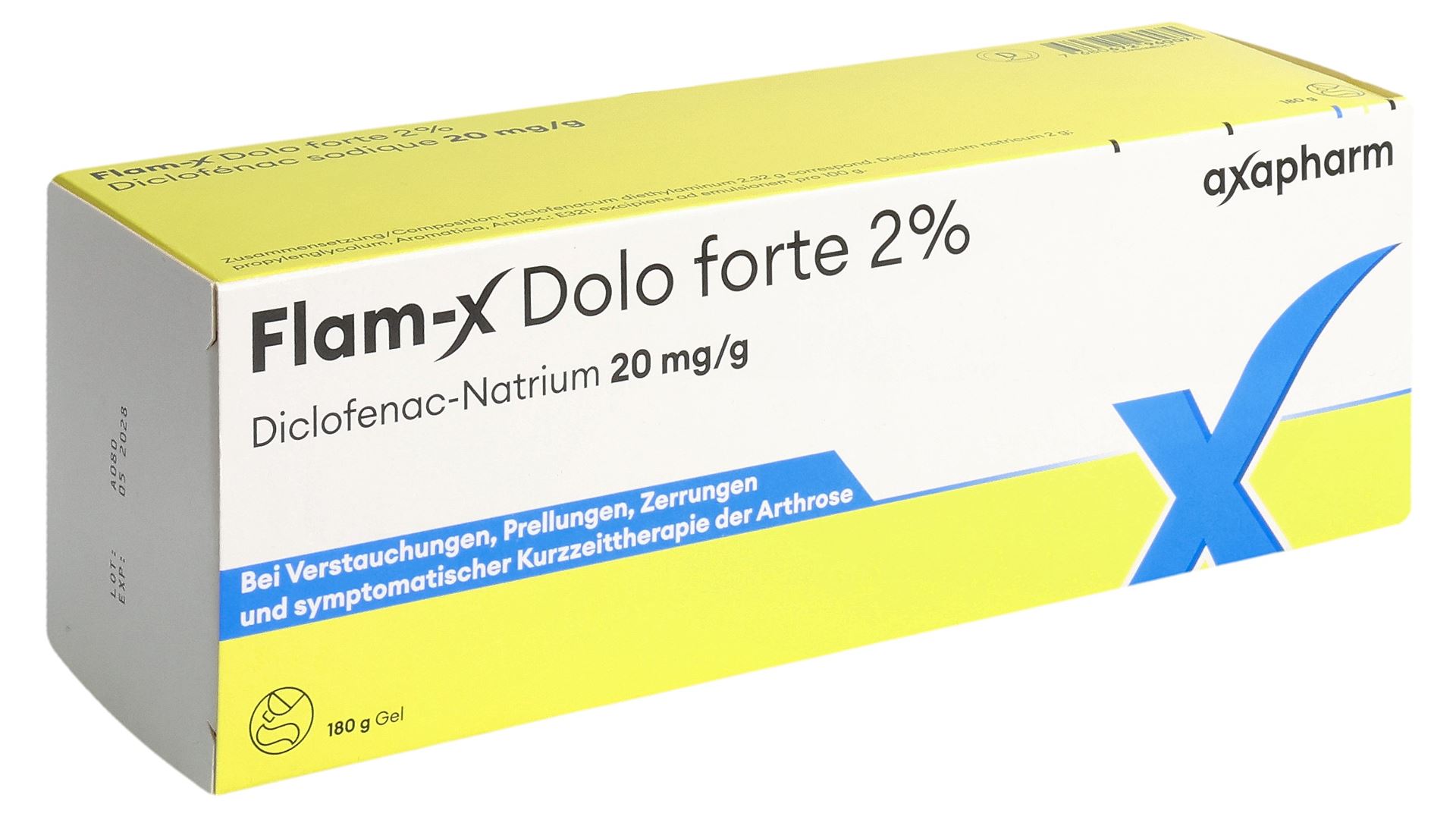 FLAM-X Dolo forte Gel 2 % Tb 180 g – Bild 3