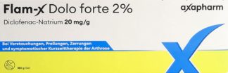 FLAM-X Dolo forte Gel 2 % Tb 180 g