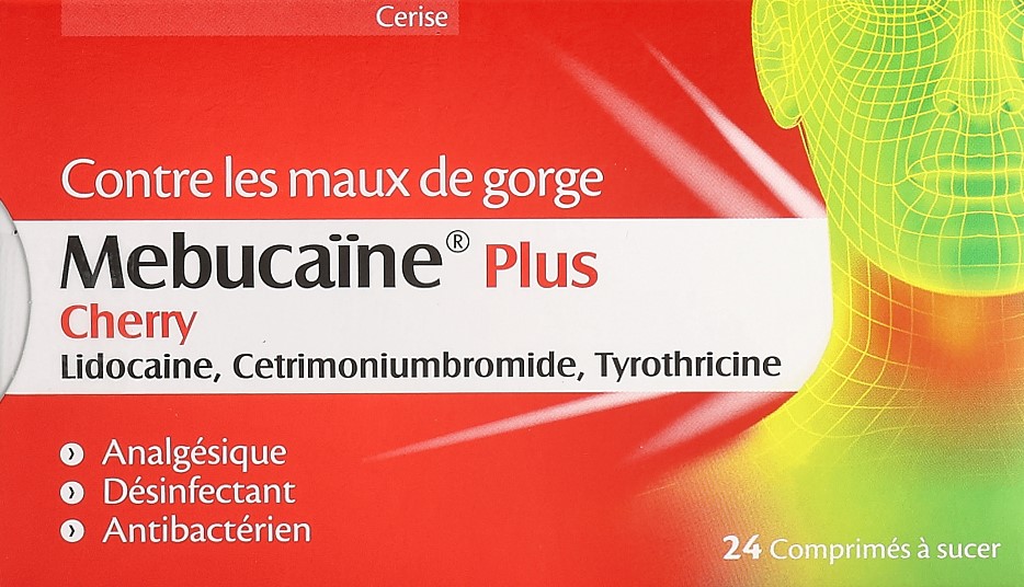 MEBUCAÏNE Plus Cherry Lutschtabl 24 Stk – Bild 2