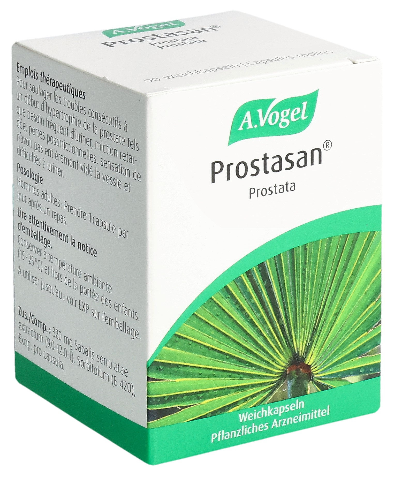 VOGEL Prostasan Prostata Weichkaps Glas 90 Stk – Bild 3