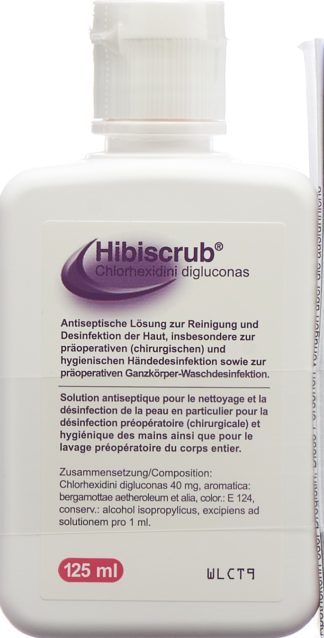 HIBISCRUB Lös 4 % Fl 125 ml